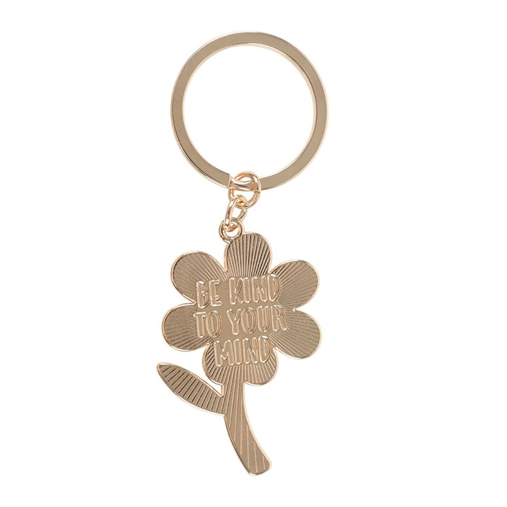 Back of the keychain on a white background
