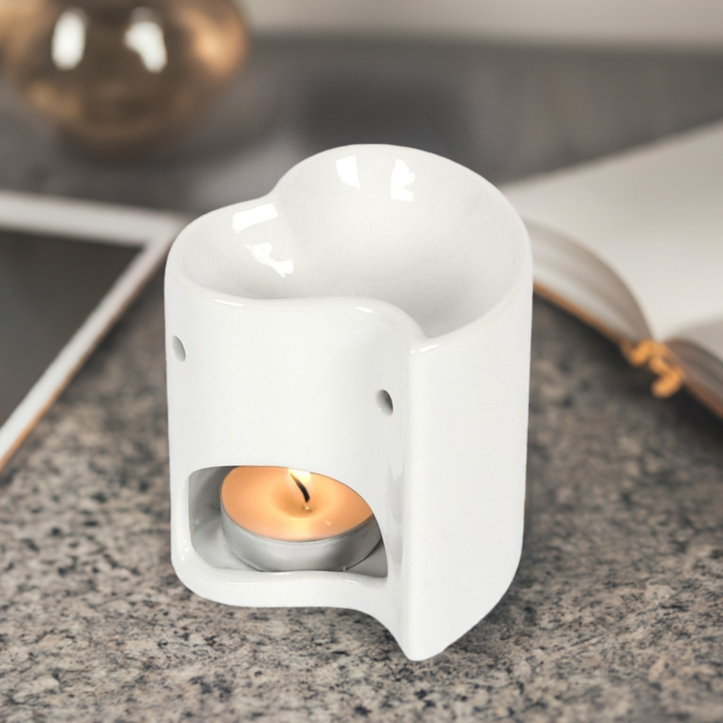 White Heart Oil Burner