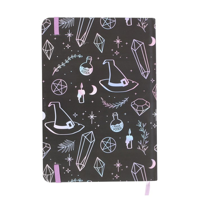 Crystal Witch Print A5 Notebook