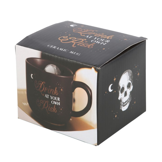 ‘Drink at Your Own Risk’ Oversized Teacup Mug