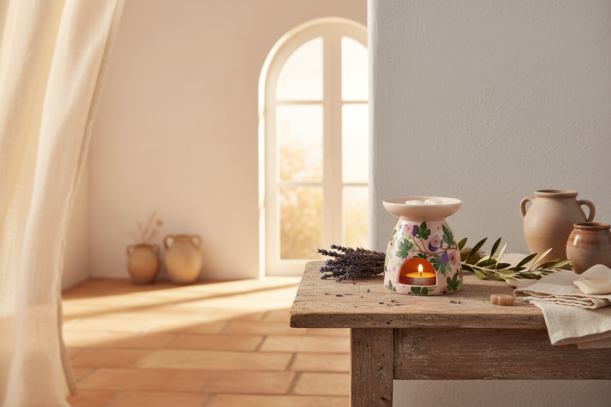 Fig Tree Print Oil Burner