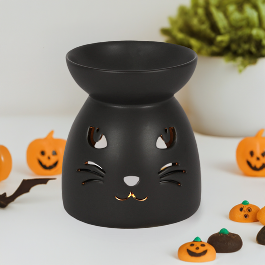 Black Cat Cut Out Oil Burner