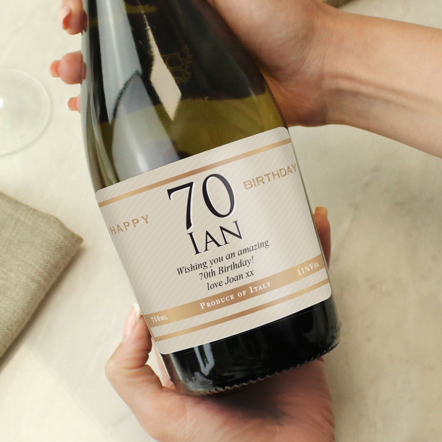 Big Age Personalised Prosecco – A Sparkling Celebration Gift