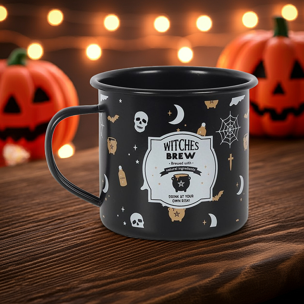 Witches Brew Enamel Mug