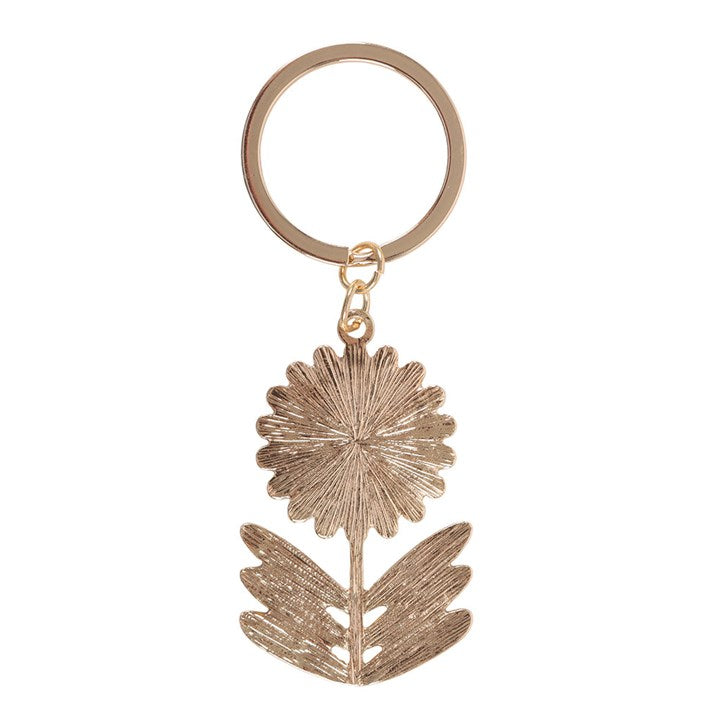 No Rain, No Flowers Keyring
