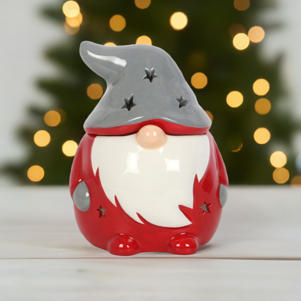 Red and Grey Gonk Oil Burner