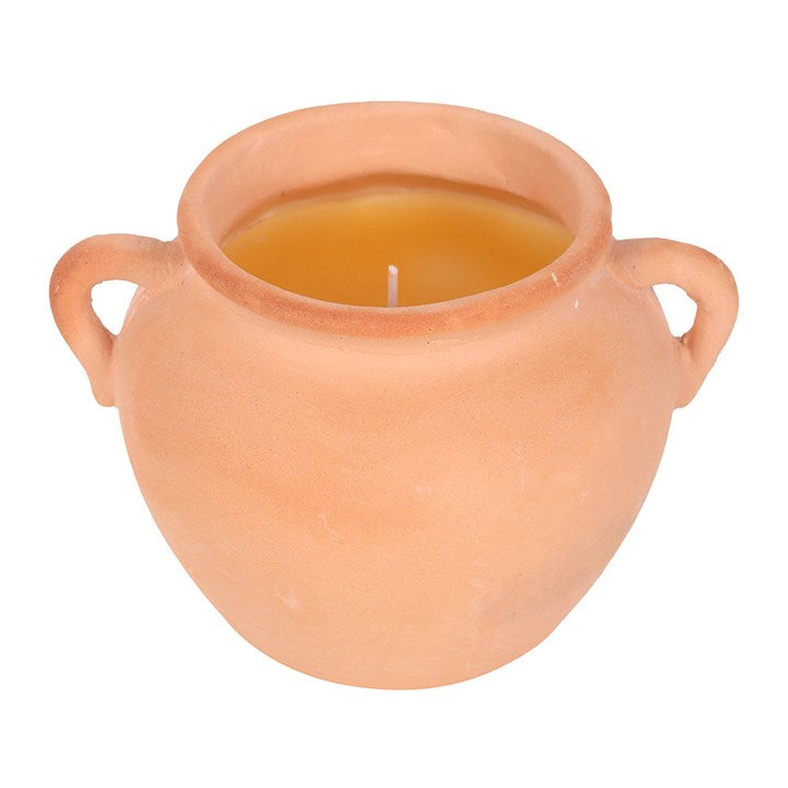 Terracotta Urn Citronella Candle – Rustic Style Meets Practical Charm