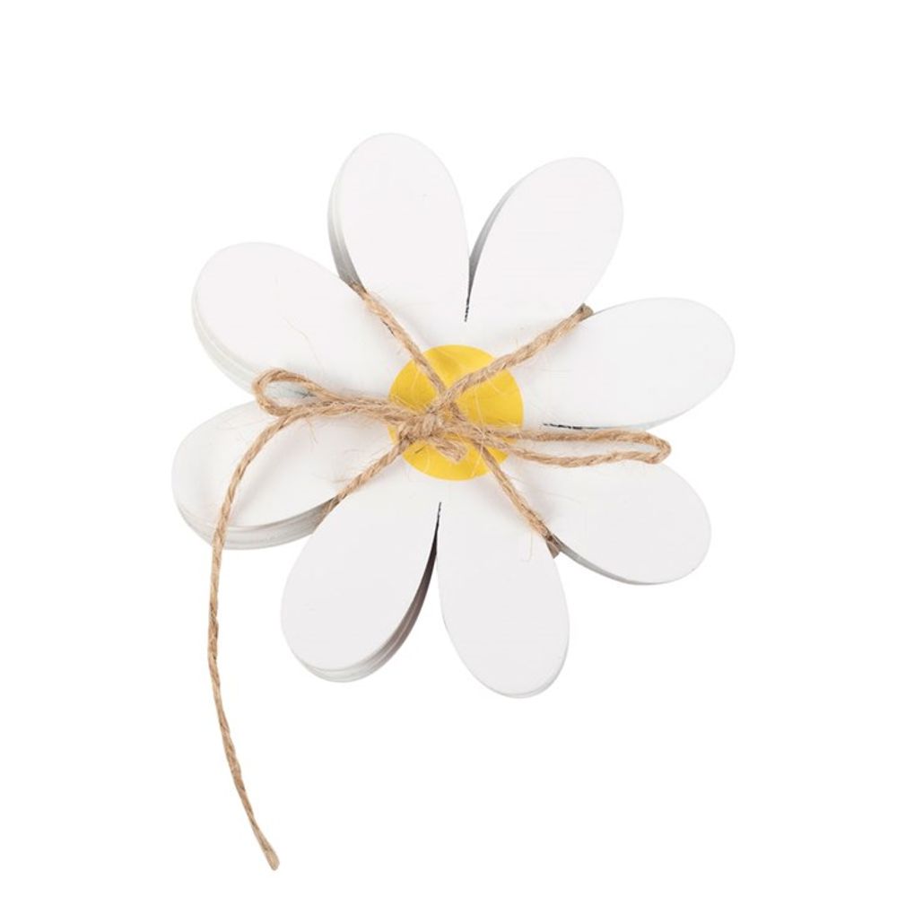 Nature-inspired daisy coasters to add a fresh touch to your table settings.