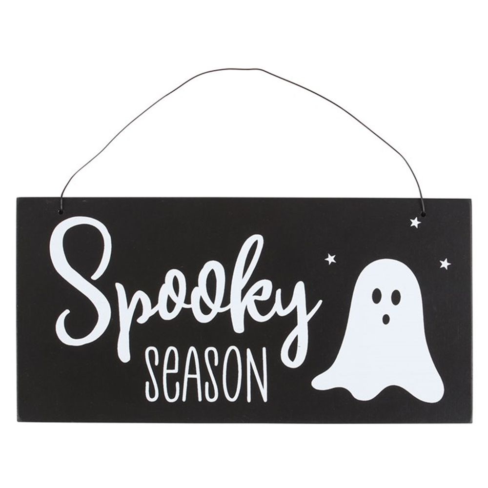 Spooky Season Ghost Halloween Sign