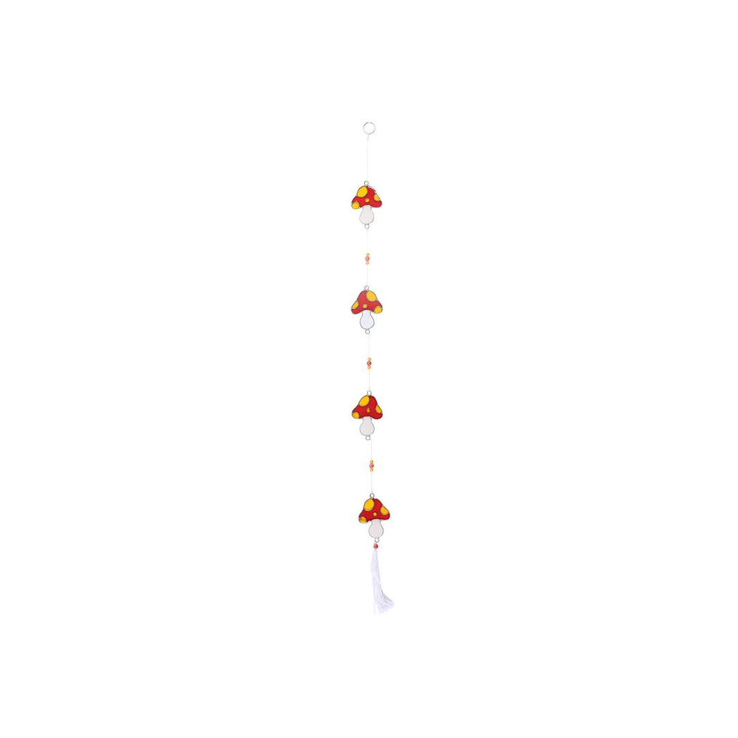 String of Mushroom Suncatchers