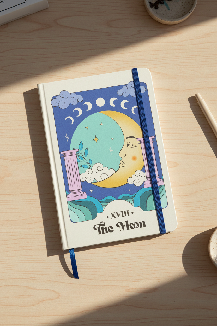 The Moon Celestial A5 Notebook