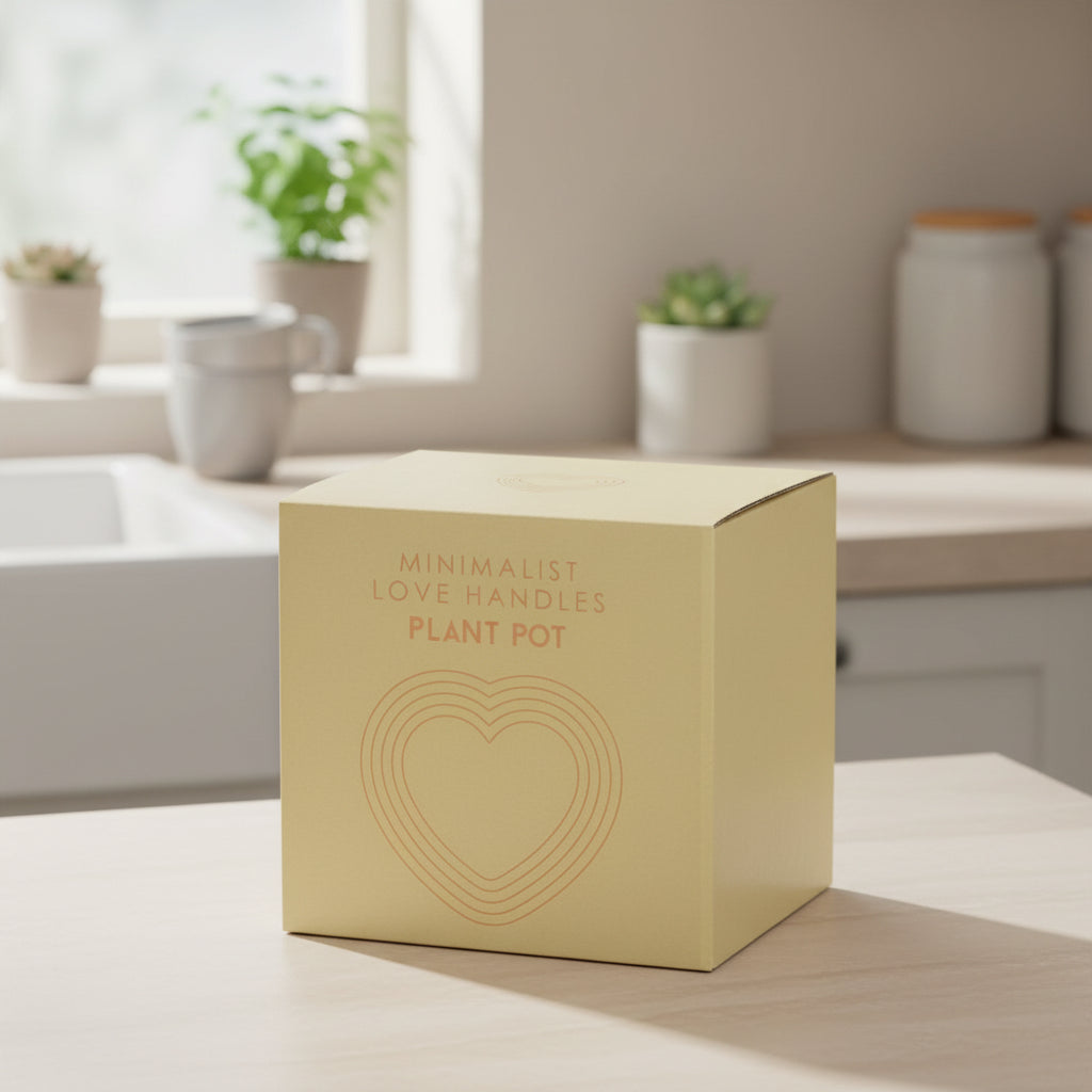 Cream Speckle Bum Plant Pot