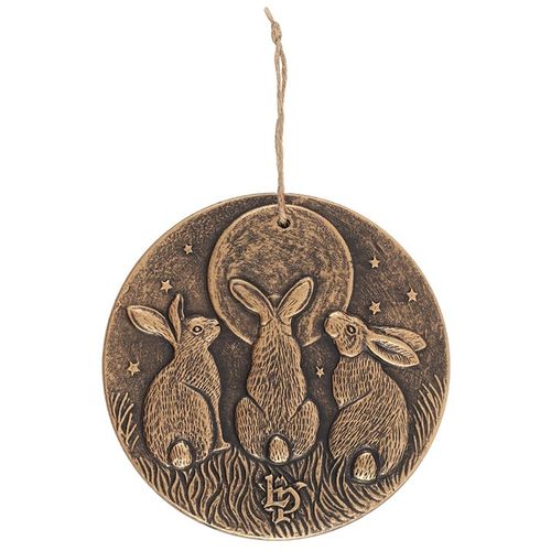 Moon Shadows Garden Plaque by Lisa Parker