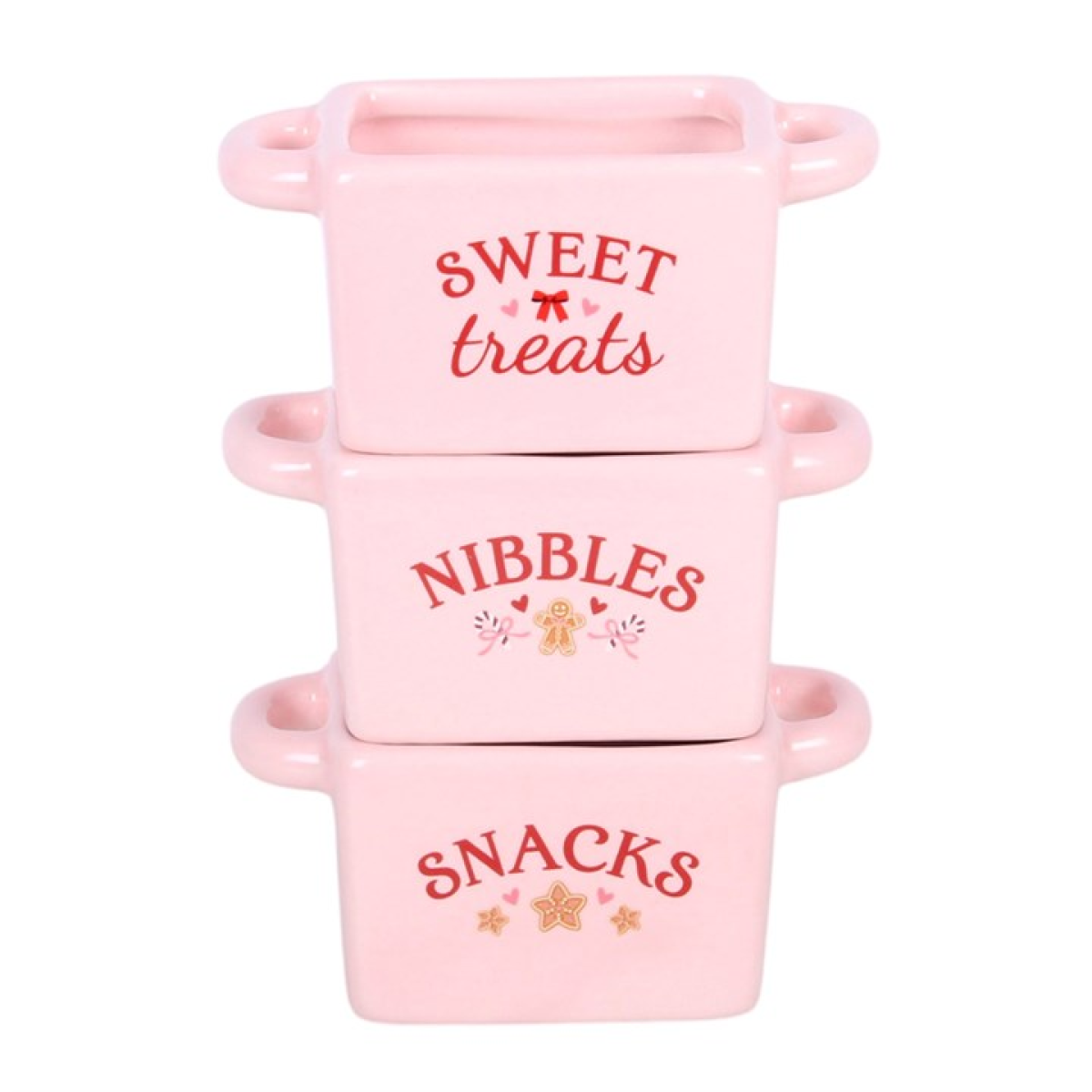 Set of 3 Sugarplum Bakery Snack Bowls