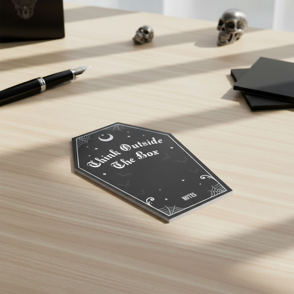 Coffin Shaped Notebook