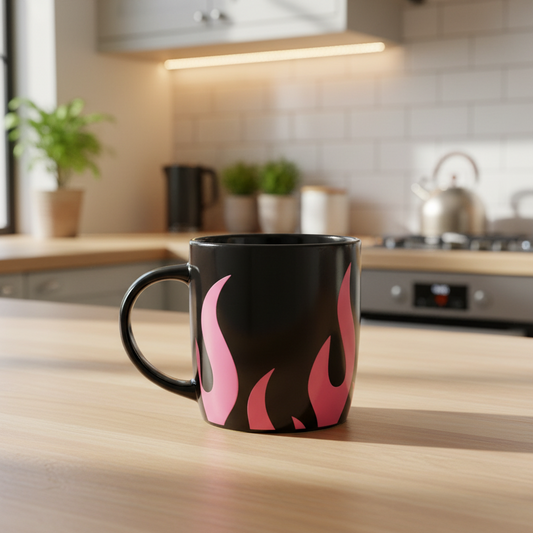 Pink Flame Mug