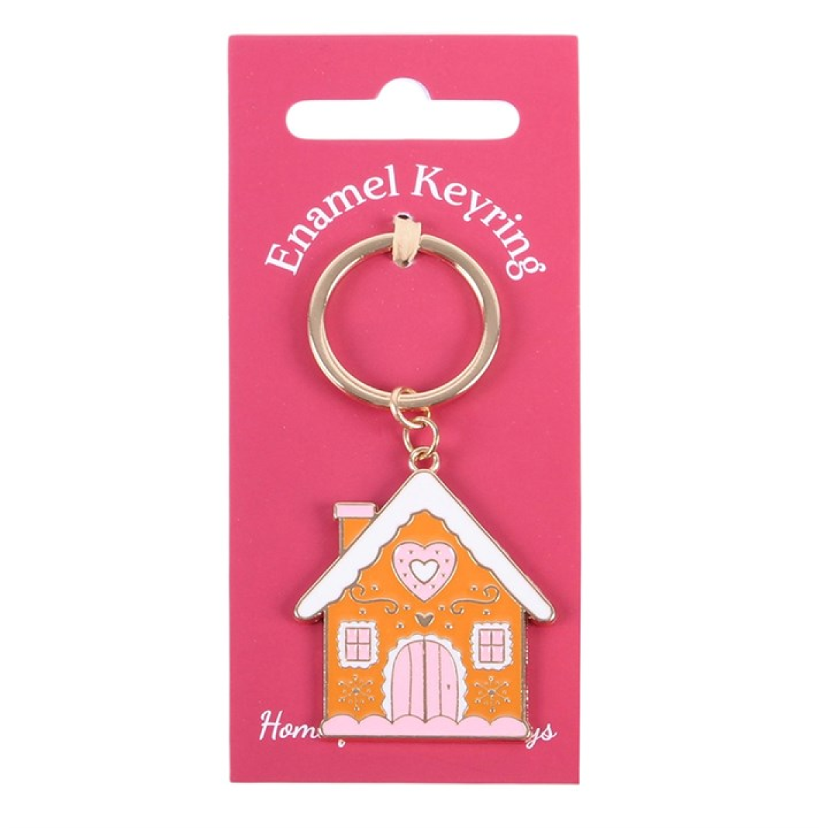 Gingerbread House Keyring