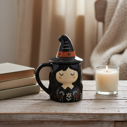 Frightful Folk Witch Lidded Mug