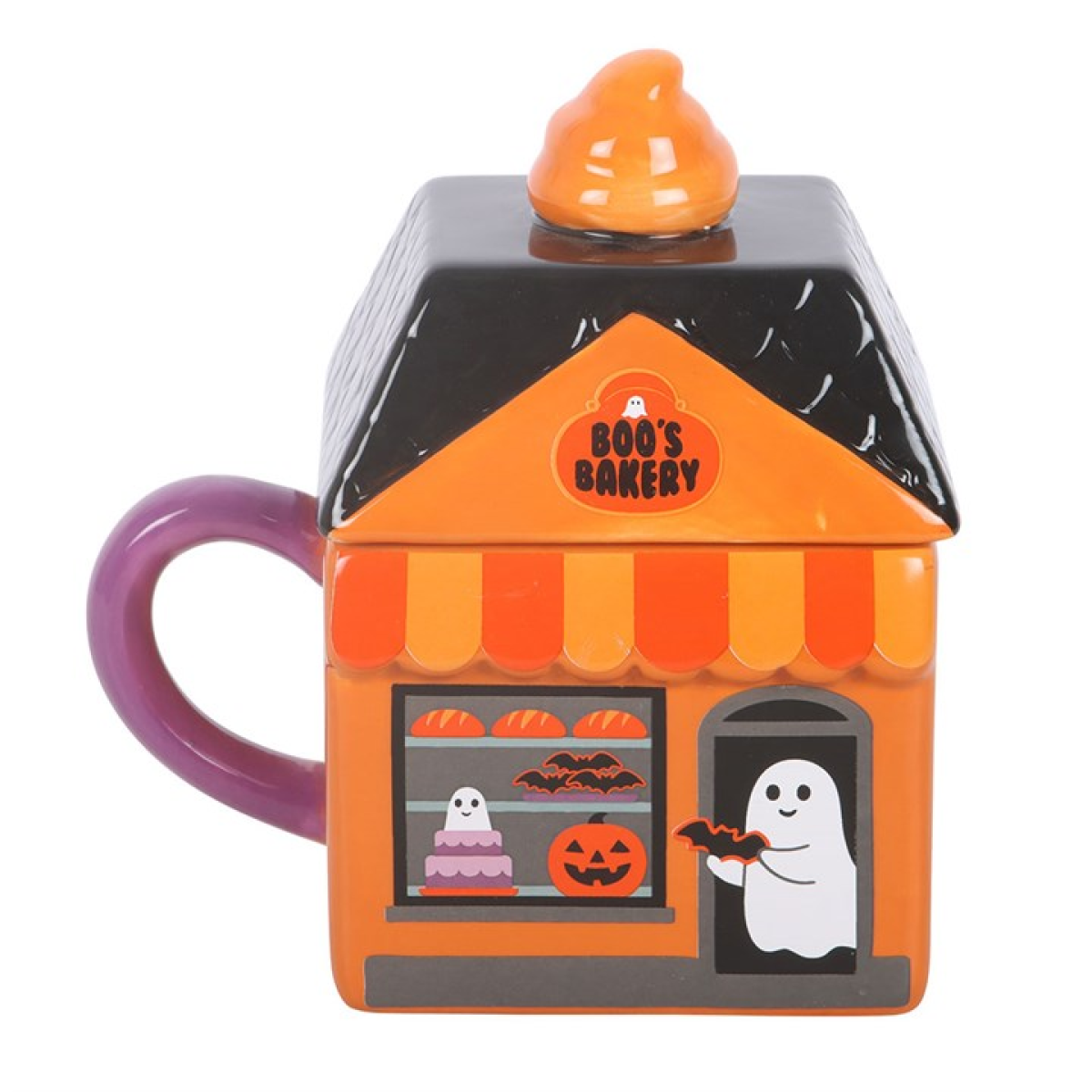 Boo's Bakery Lidded Mug