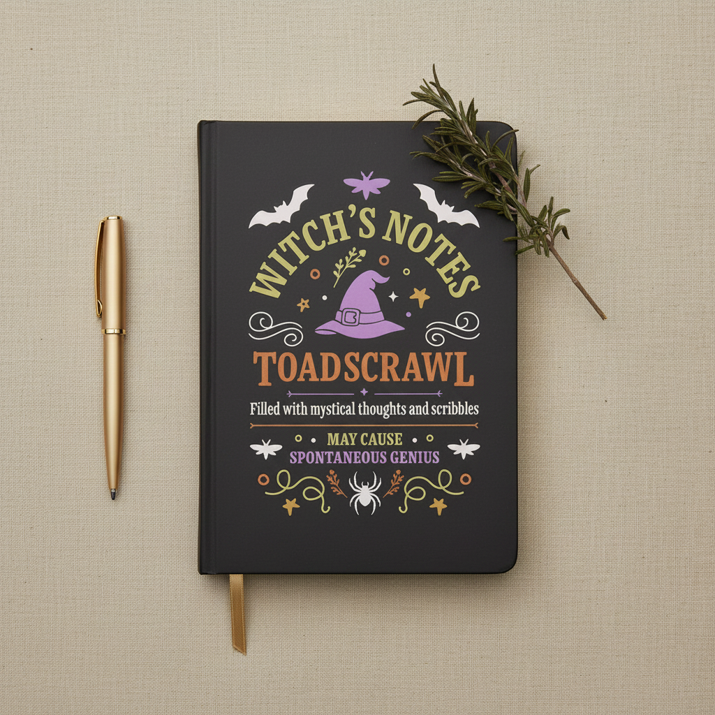 Witch's Notes A5 Notebook