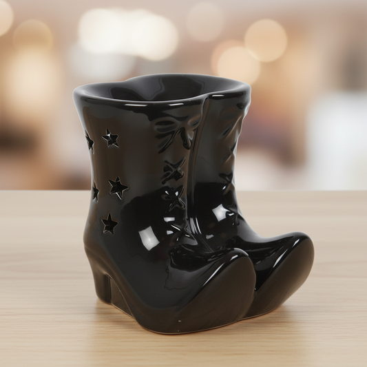 Black Witch Boots Oil Burner