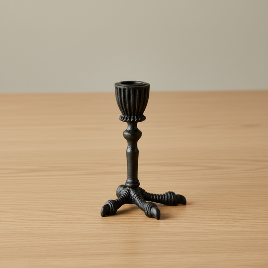 Raven Claw Taper Candle Holder