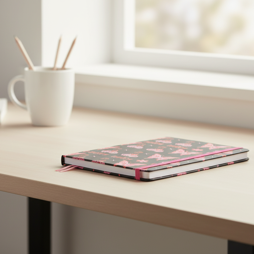Flaming Butterfly A5 Notebook