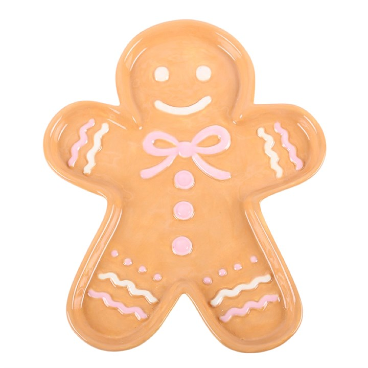 Sugarplum Bakery Gingerbread Man Serving Plate