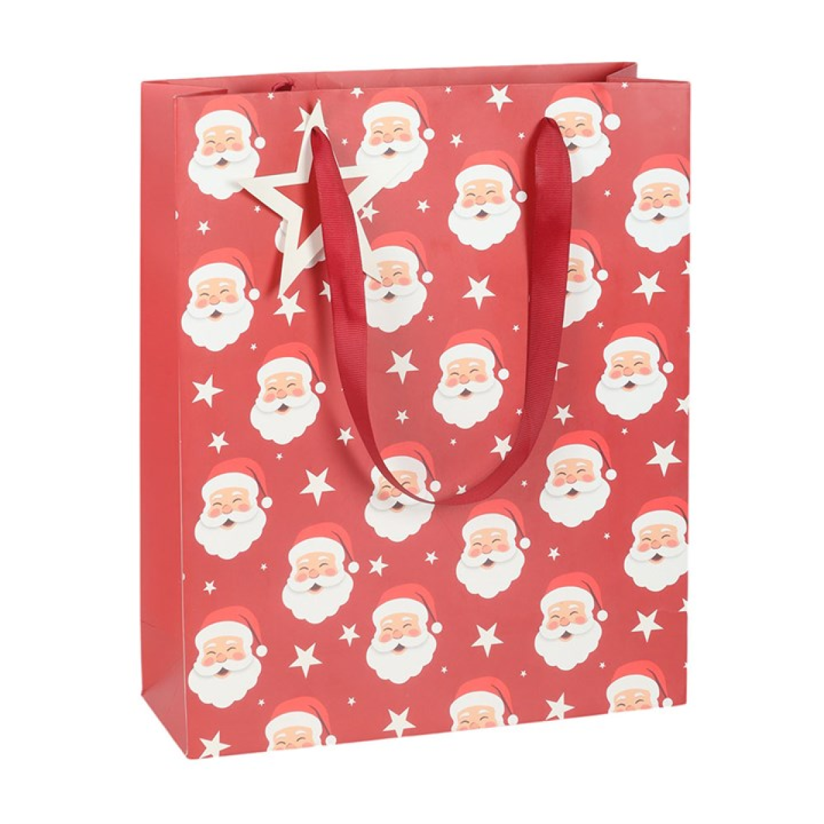 Jolly Santa Christmas Gift Bag