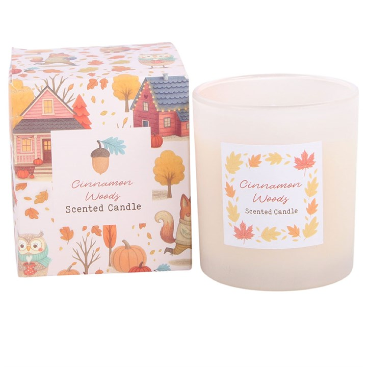 Cinnamon Woods Scented Candle