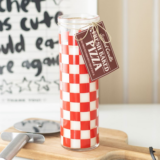 Fresh Baked Pizza Scented Tube Candle | Novelty Food Candle | Foodie Gift
