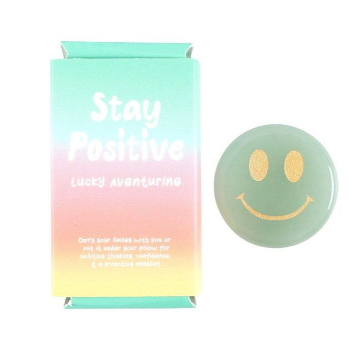 Stay Positive Aventurine Happy Face Crystal