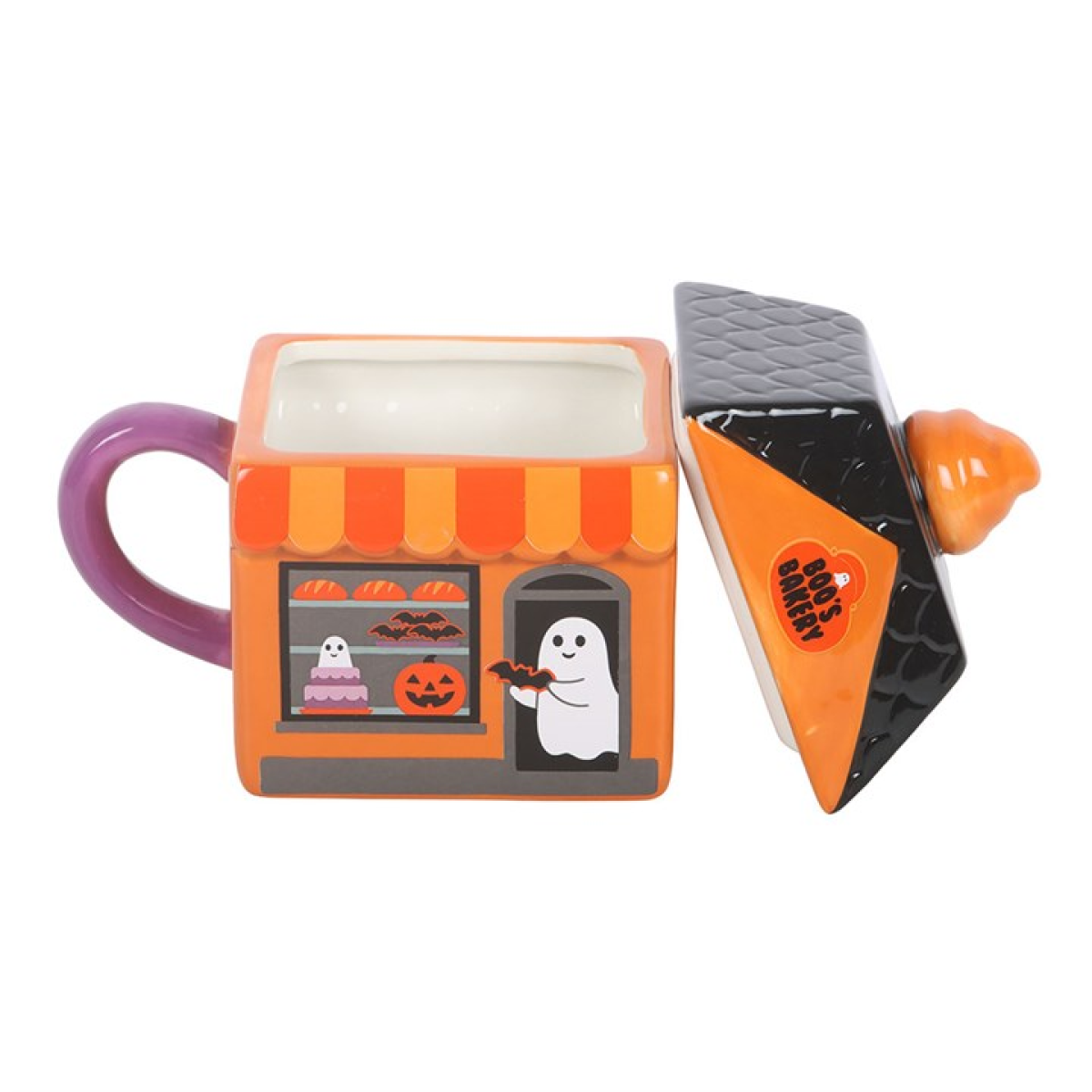 Boo's Bakery Lidded Mug