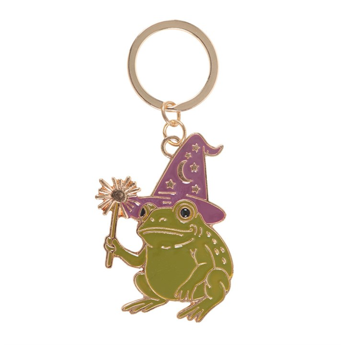 Hocus Croakus Magic Toad Keyring