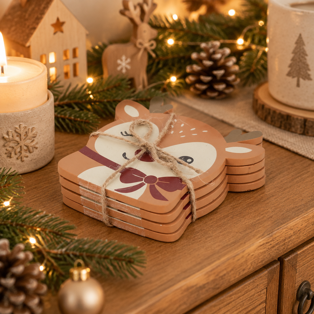 Ruby the Reindeer Coaster Set