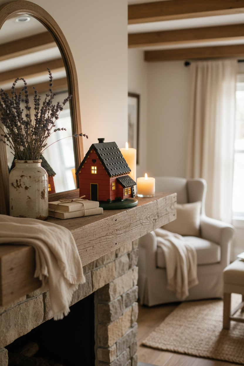 Woodland House LED Light Up Decoration | Cottagecore Shelf & Mantelpiece Décor