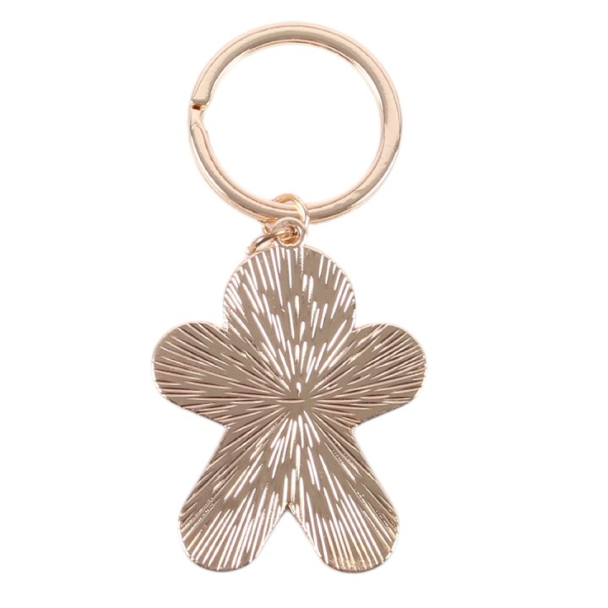 Pink Bow Gingerbread Man Keyring