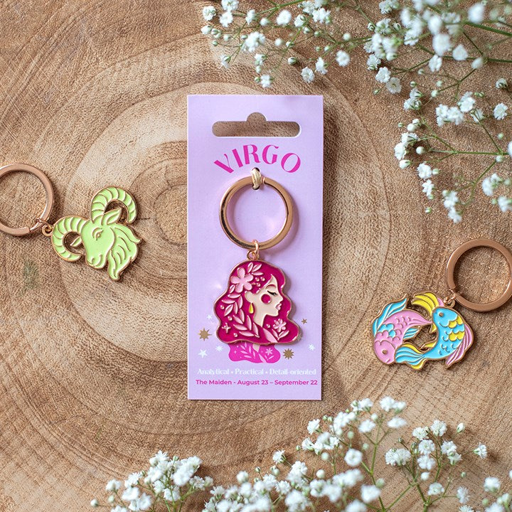 Zodiac Zest Virgo Keyring