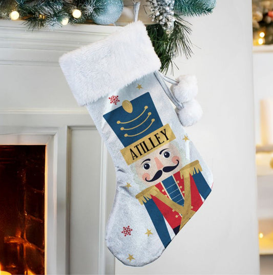 Personalised Nutcracker Christmas Stocking