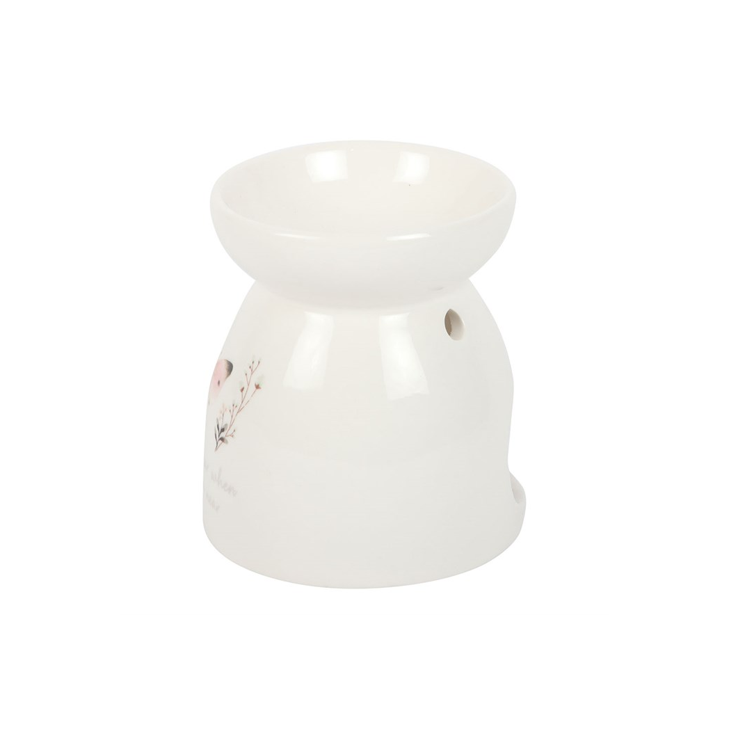 Butterflies Appear Oil Burner | Sympathy & Memorial Ceramic Home Fragrance | Bereavement Gift