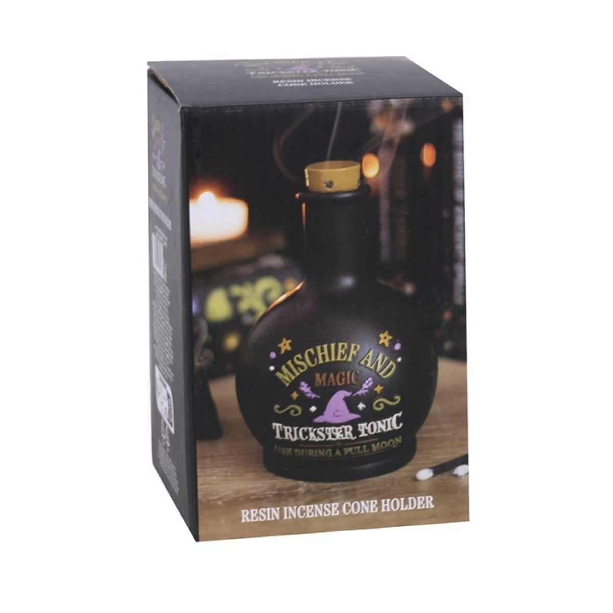 Mischief and Magic Potion Bottle Incense Cone Holder