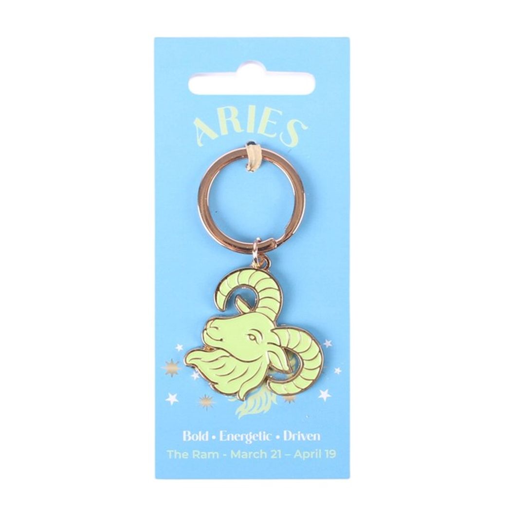 Zodiac Zest Aries Keyring