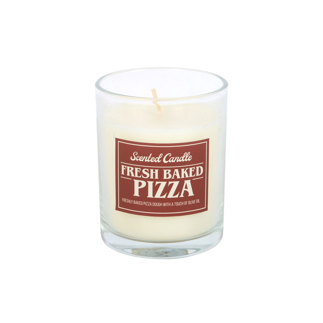 Fresh Baked Pizza Scented Jar Candle | Novelty Boxed Food Candle | Foodie Gift