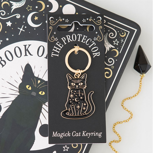 The Protector Magick Black Cat Keyring