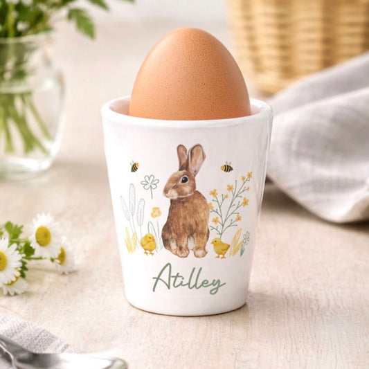 Personalised Easter Bunny Egg Cup