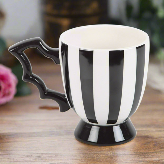 Striped Bat Wing Teacup