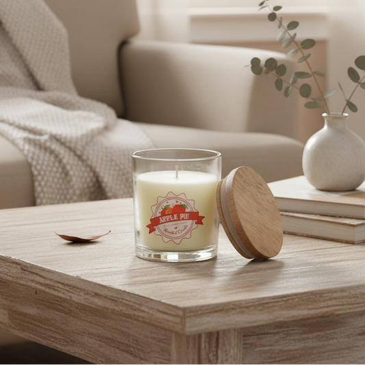 Apple Pie Scented Candle | Cosy Bakery Home Fragrance Candle | Autumn Gift