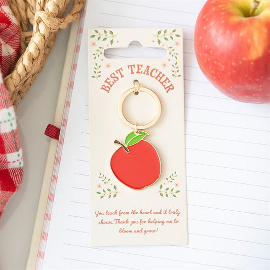 Best Teacher Apple Keyring – A Thoughtful Thank You