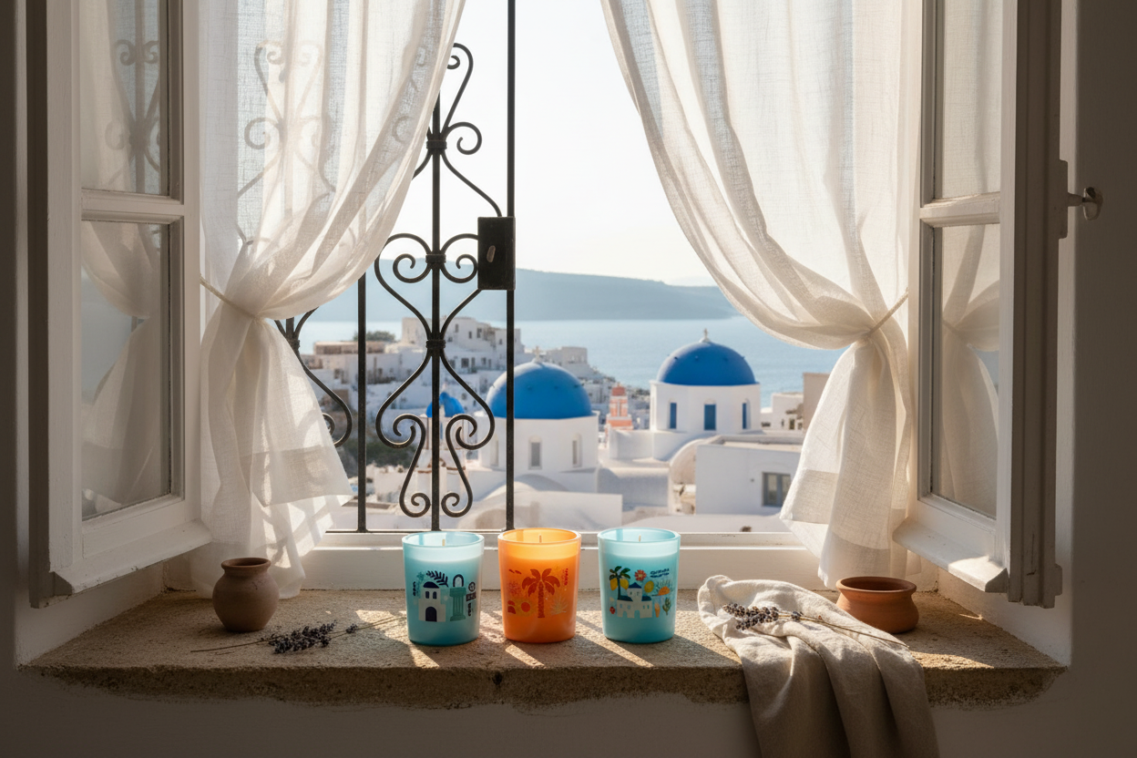 Scents of Europe Scented Candle Trio