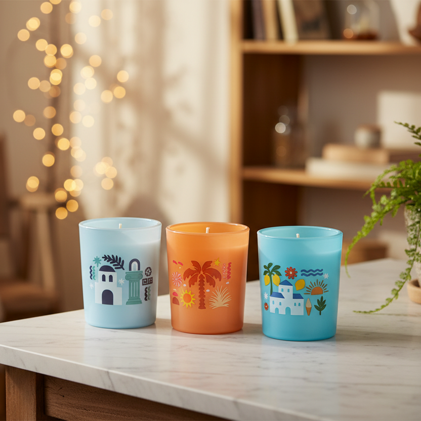 Scents of Europe Scented Candle Trio